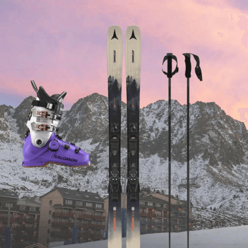 Alquiler Esquís El Tarter Andorra - Esquí / Principiante / Completo -CaranvaSports - temporada 2026