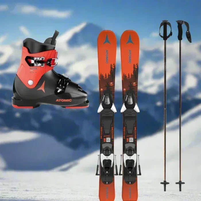 Alquiler Esquis Manzaneda - Niños hasta 12 Años / Esquí / Con Botas -CaranvaSports - temporada 2026