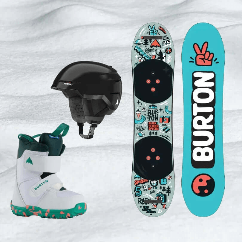Alquiler Esquís Navacerrada Madrid - SnowBoard / Niños (70-135) / Equipo Completo -CaranvaSports - temporada 2026
