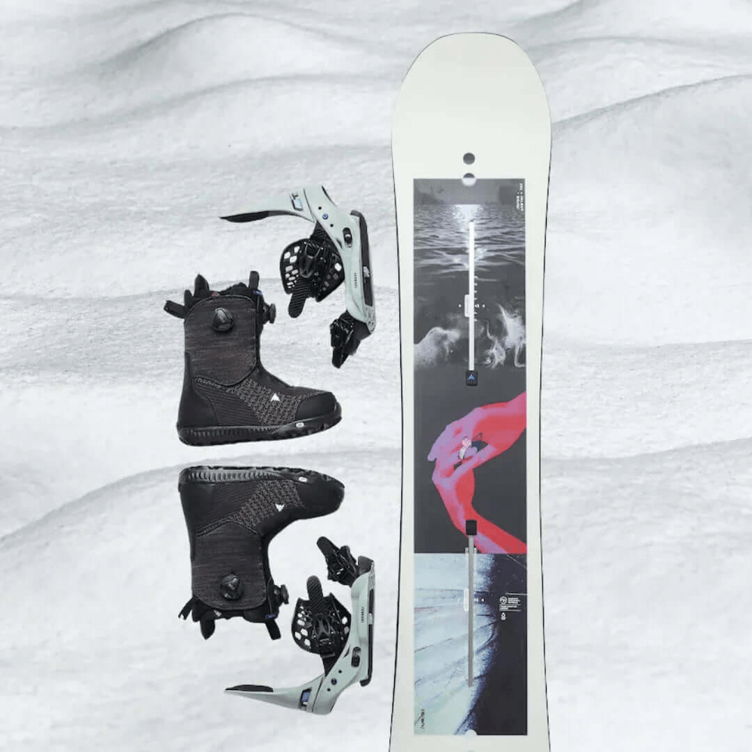 Alquiler de esquís Chapelco - SnowBoard / Alta Gama / Equipo Completo -CaranvaSports - temporada 2026