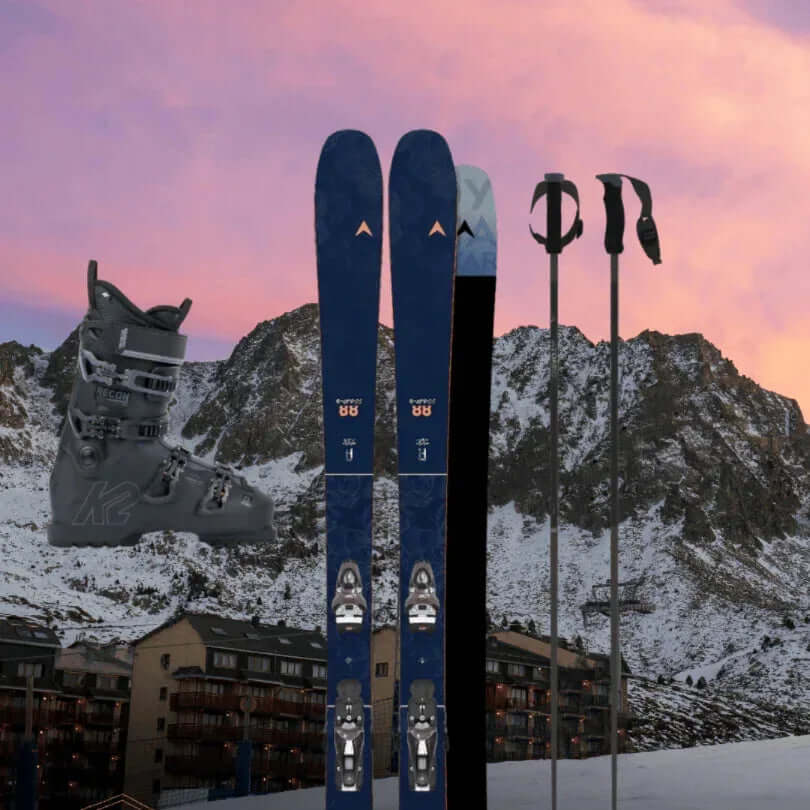 Alquiler Esquís Baqueira Beret - Esquí / Principiante / Equipo Completo -CaranvaSports - temporada 2026