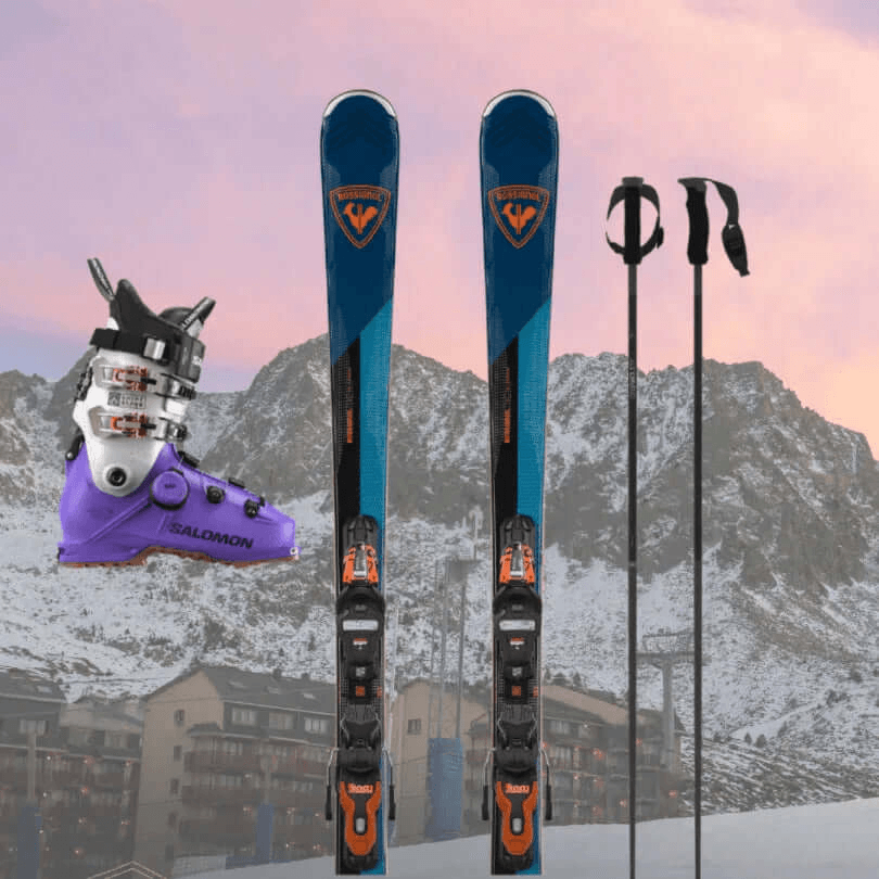 Alquiler Esquís Les Saisies - -CaranvaSports - temporada 2026
