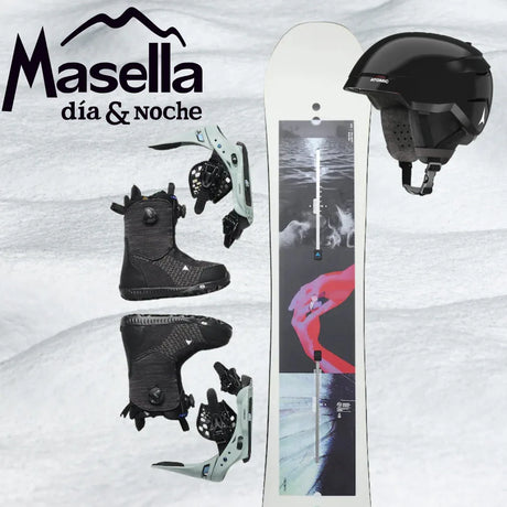 Alquiler Esquís Masella - SnowBoard / Intermedio / Equipo Completo - Caranva