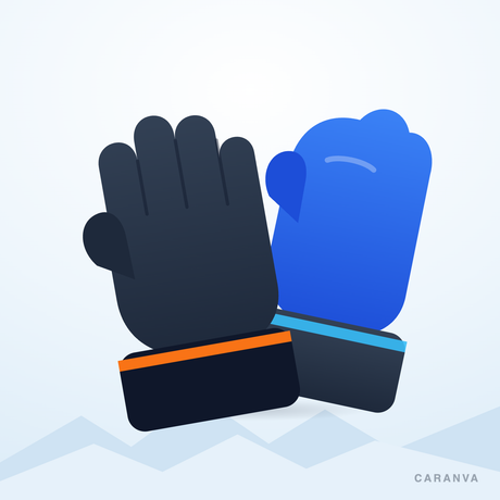 Guantes de esquí de alquiler en Soldeu