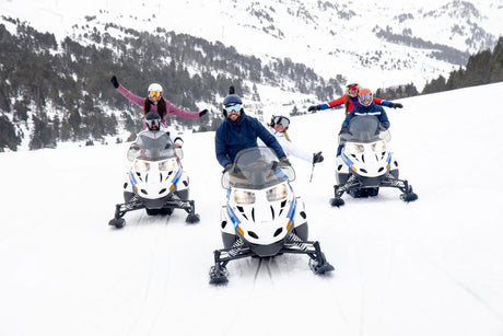Moto de Nieve GrandValira Andorra - PASEO EN MOTO NIEVE 30' BIPLAZA (2 PERSONAS) - Caranva