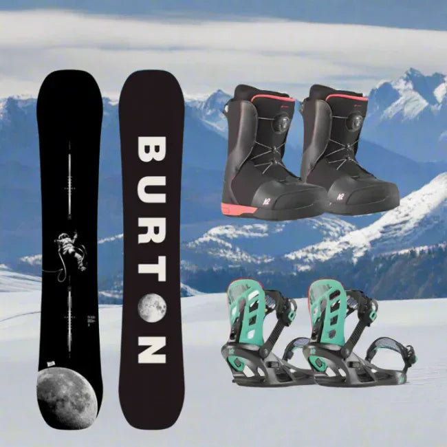 Alquiler esquís Bariloche 2025 - SnowBoard / Standar / Equipo Completo - Caranva